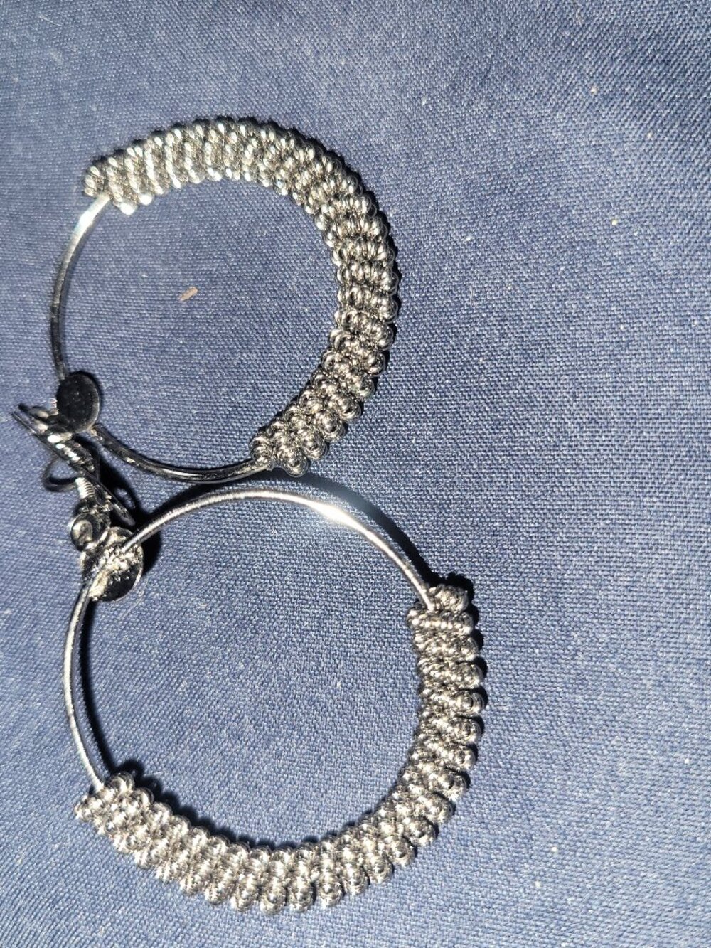 FREE gun metal silver black earrings
